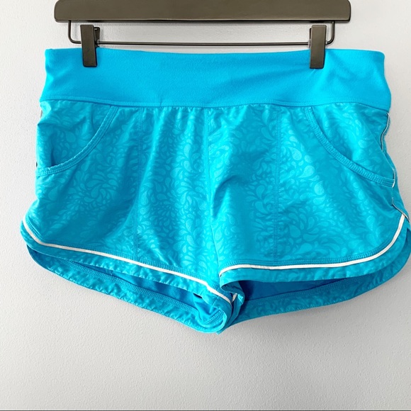 Zella Pants - Zella Blue Running Shorts